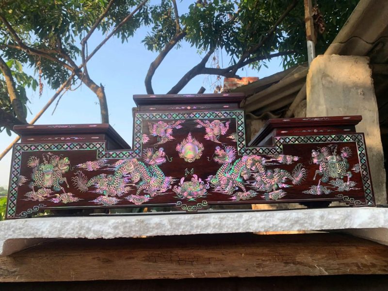 tranh tam son khảm ốc đỏ đẹp nổi bật rẻ