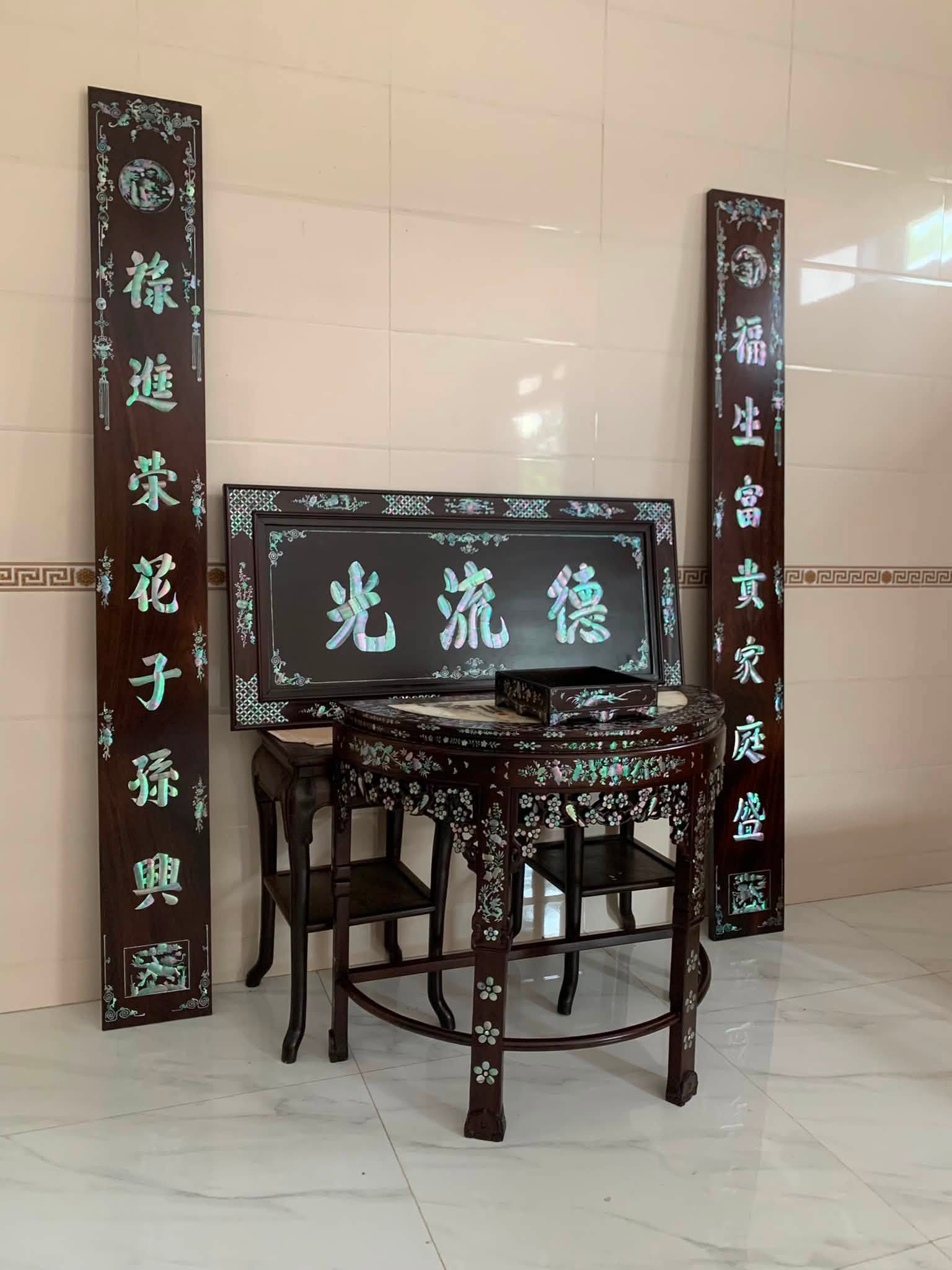 tác phẩm khảm quang lưu đức 2