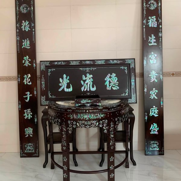 Bộ cuốn thư câu đối " Quang Lưu Đức"