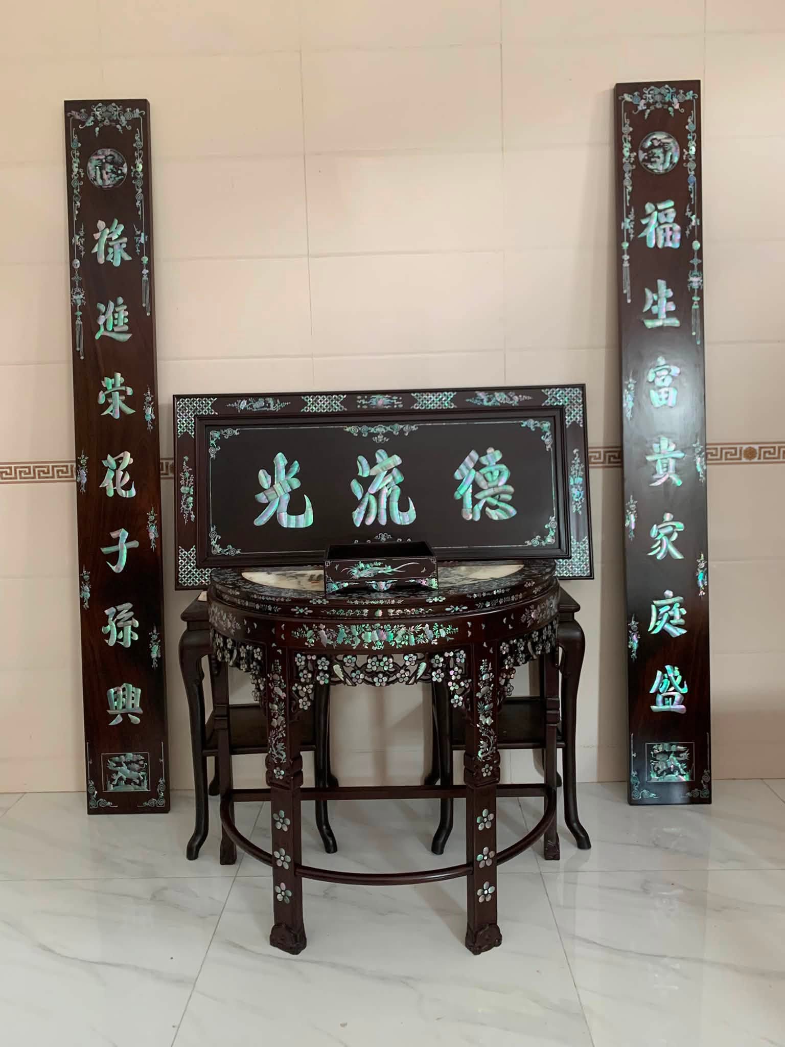 tác phẩm khảm quang lưu đức